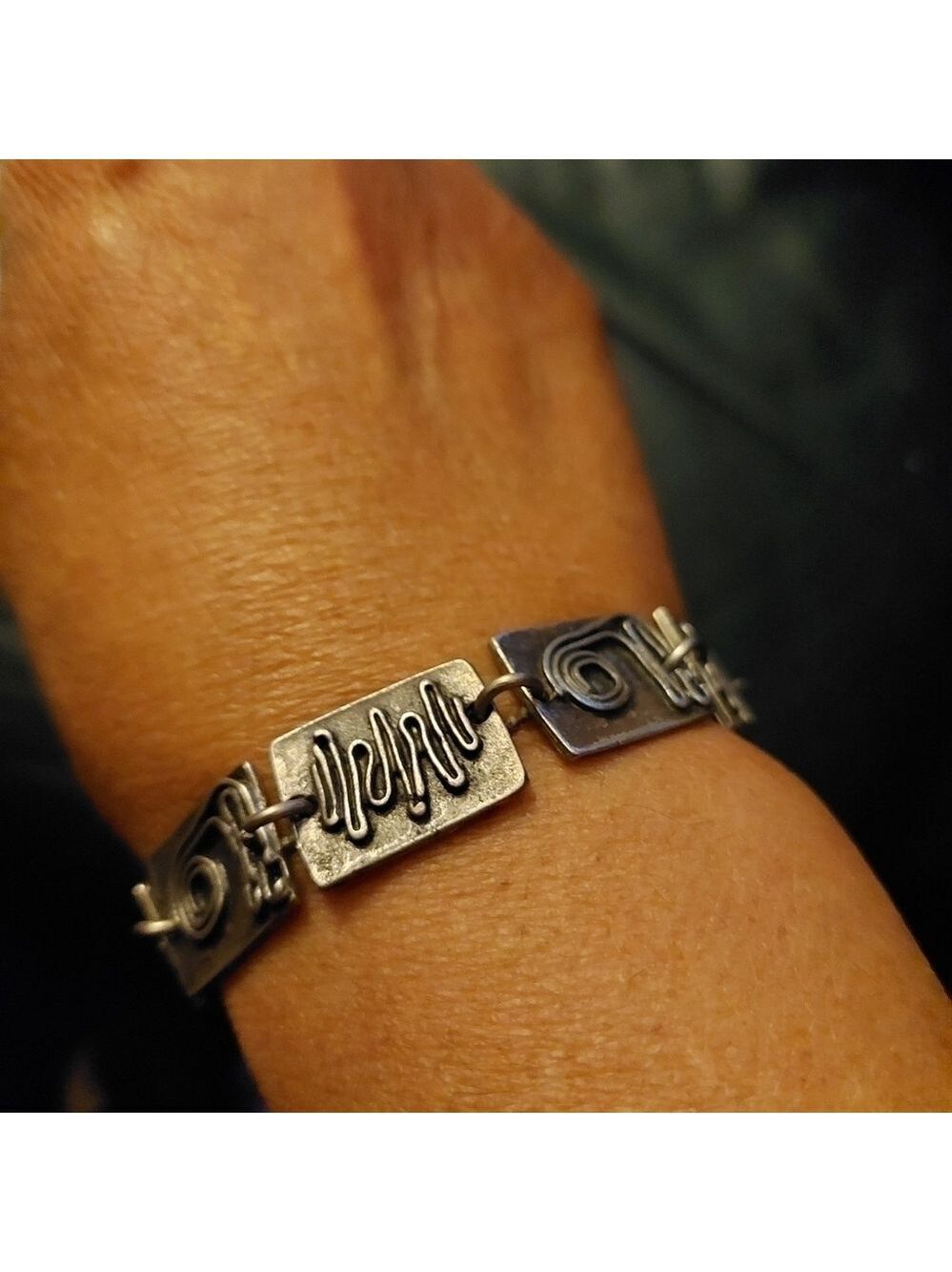 Vintage* Volan/Volar Hand-made Panel Bracelet